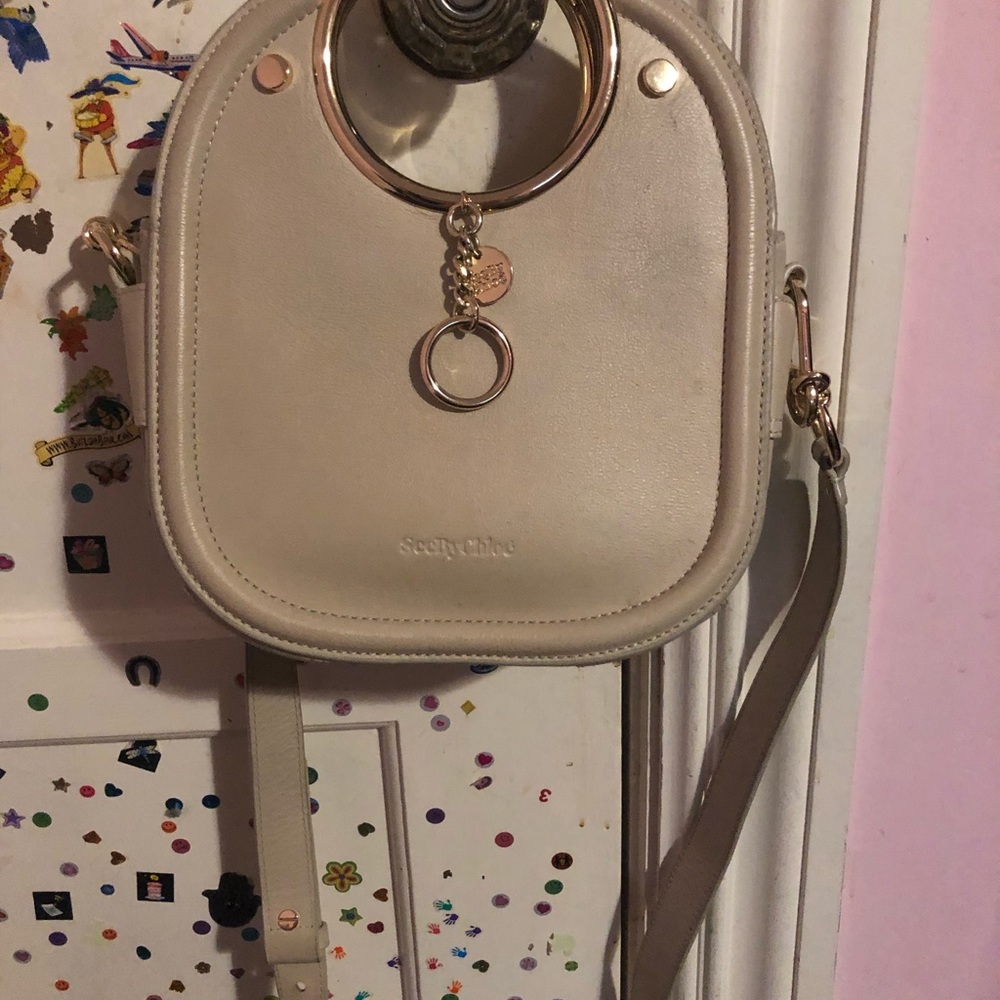 See by Chloe beige crossbody